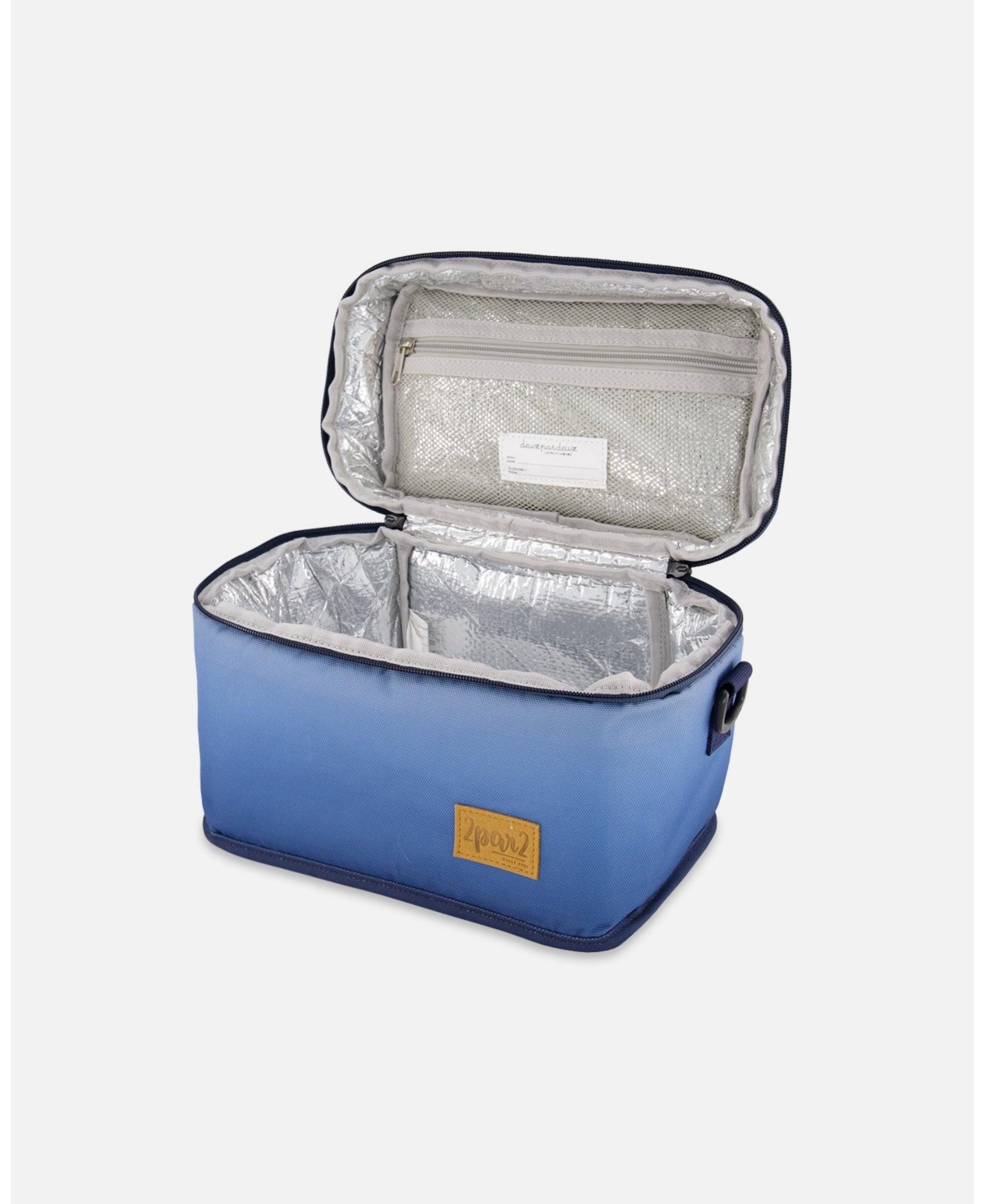 Deux par Deux Boy Lunch Box Blue and Beige Gradient - Toddler|Child