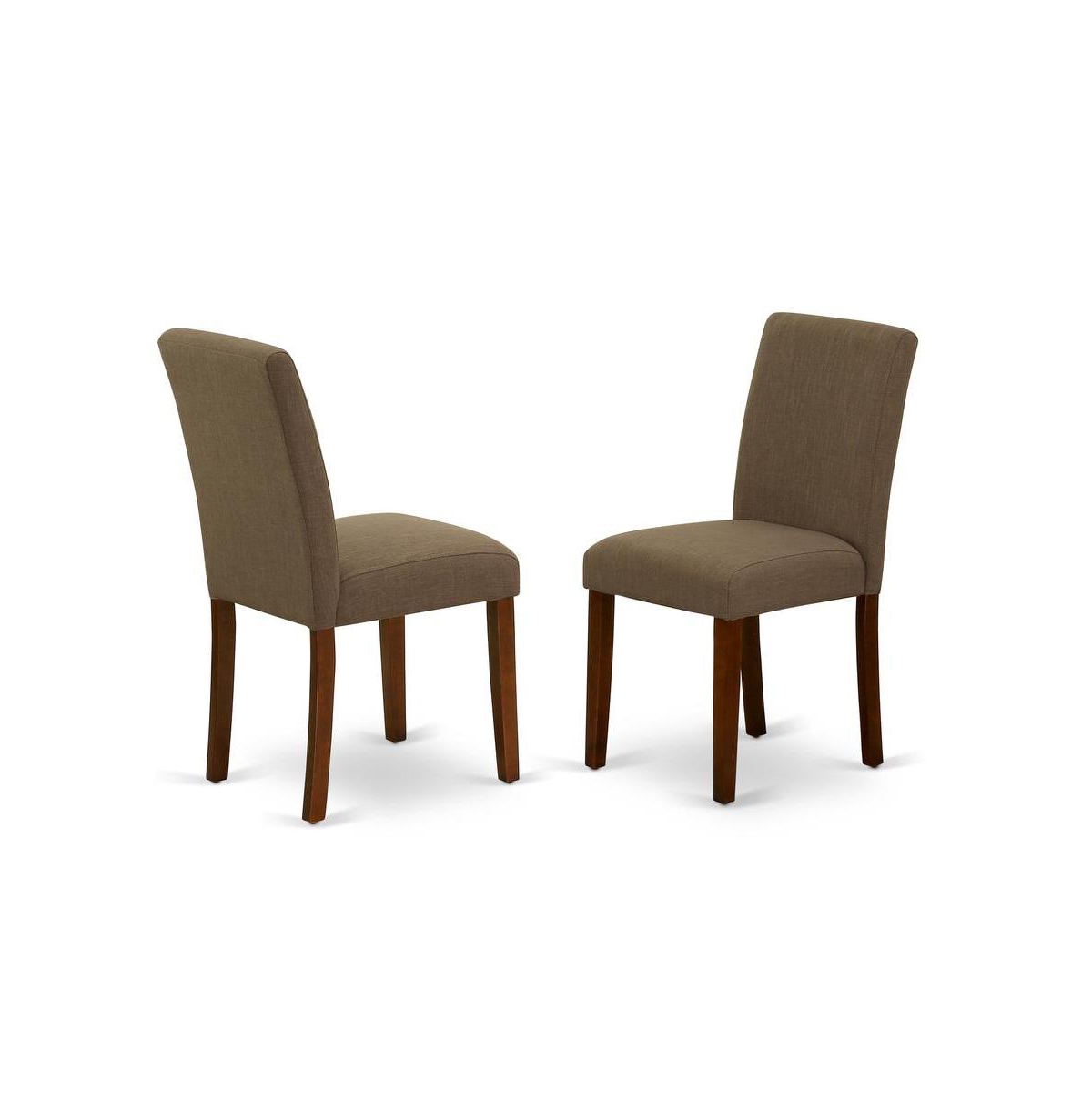 East West Furniture Dining Room Set Mahogany