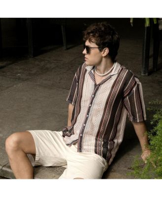 Multitrack Knit Oversized Shirt