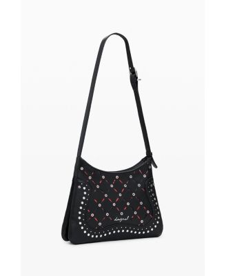 Women's Small perforated faux leather bag