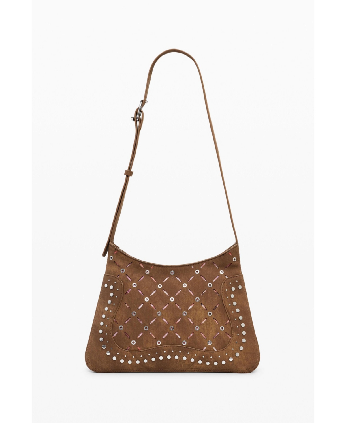 Desigual Women's Medium cut-out faux leather bag