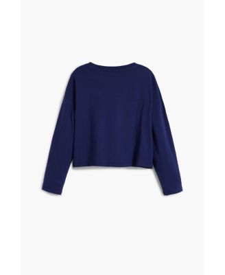 Girls's T-shirt with applique shapes