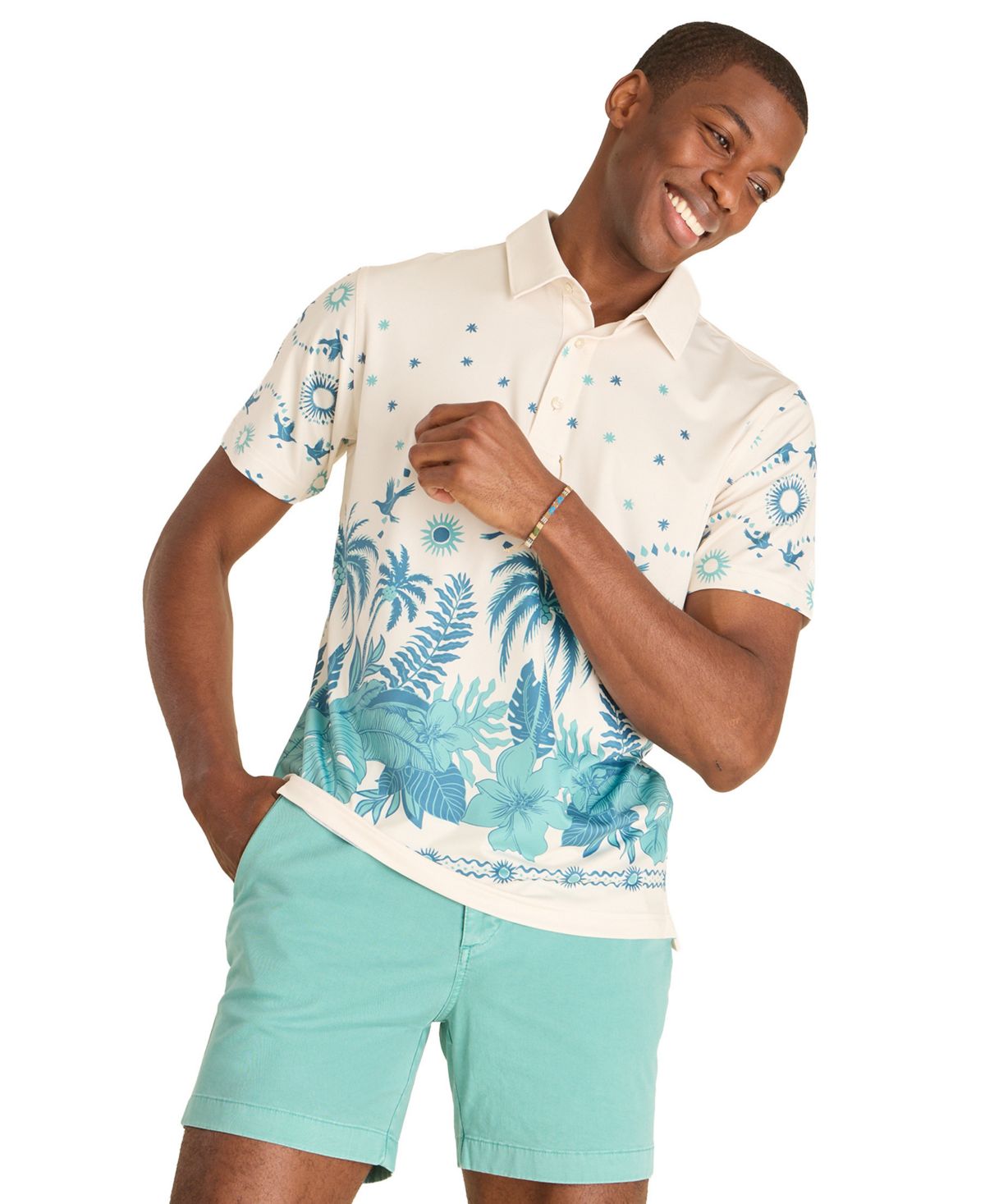 Мужская рубашка поло The Scenic Route Performance