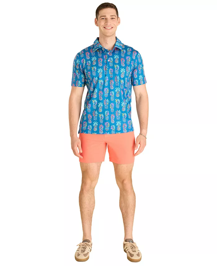 Men's The Pineapple Sketch Performance Polo Shirt - thumbnail 4