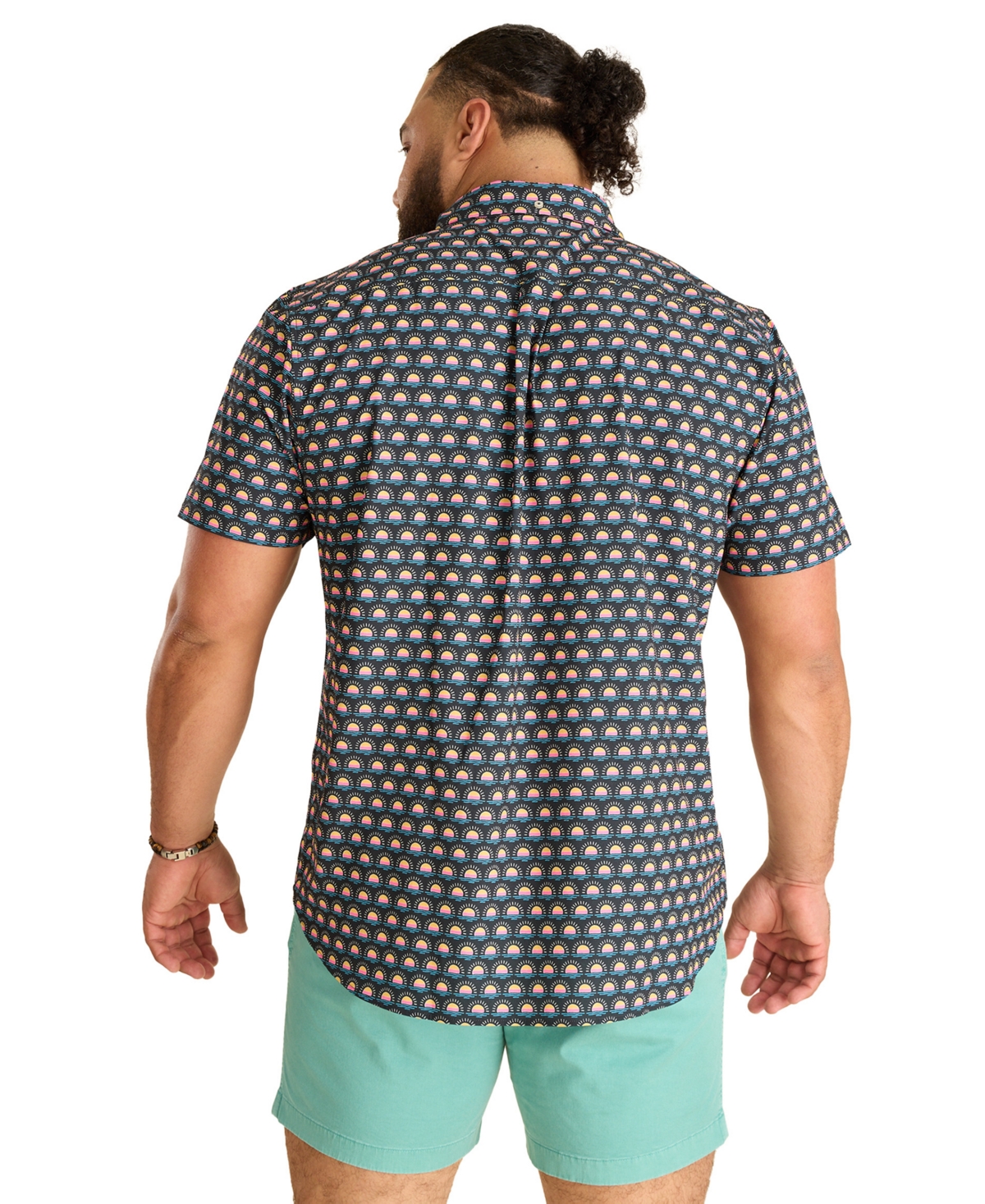 Chubbies Men's The Heat Wave Performance Friday Shirt In Blue