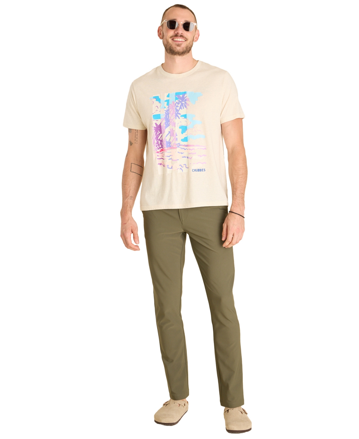 Chubbies Men's Stretch Performance Everywear Pants In Green