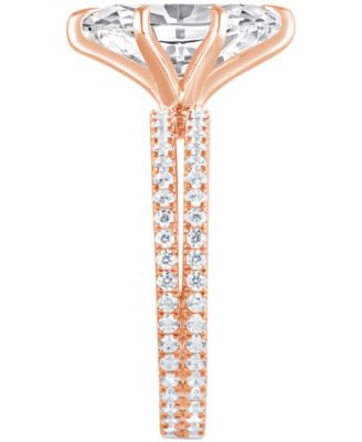 Badgley Mischka Certified Lab Grown Diamond Marquise Bridal Set (3 ct. t.w.) in 14k Gold