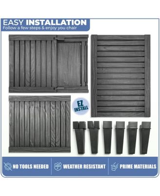 Outdoor Chaise Lounge Chair - for Poolside Tanning, Sunbathing, or Relaxing