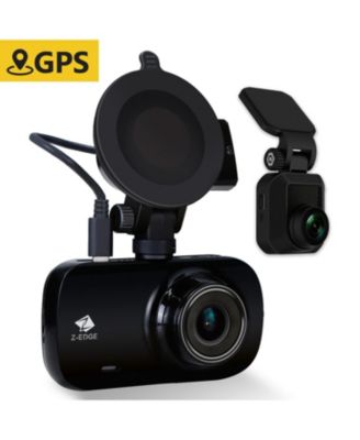 Z3D-WiFi Dual Dash Cam – 4K UHD Front + 1080P Rear, Wi-Fi, GPS, Parking Mode & G-Sensor, Night-Vision, Loop Recording, 155&deg; Wide Angle