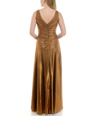 Women's Drop Waist V-Neck Dress