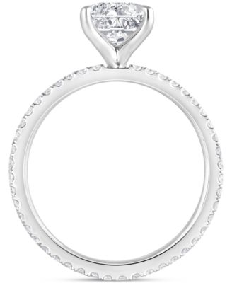 Certified Lab Grown Diamond Radiant Bridal Set (3 ct. t.w.) in 14k Gold