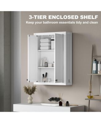 Bathroom Wall Cabinet Medicine Cabinet with Adjustable Shelves