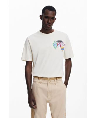 Men's Double-waist denim trousers