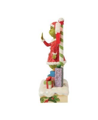 Grinch by Stop Sign LED Figurine