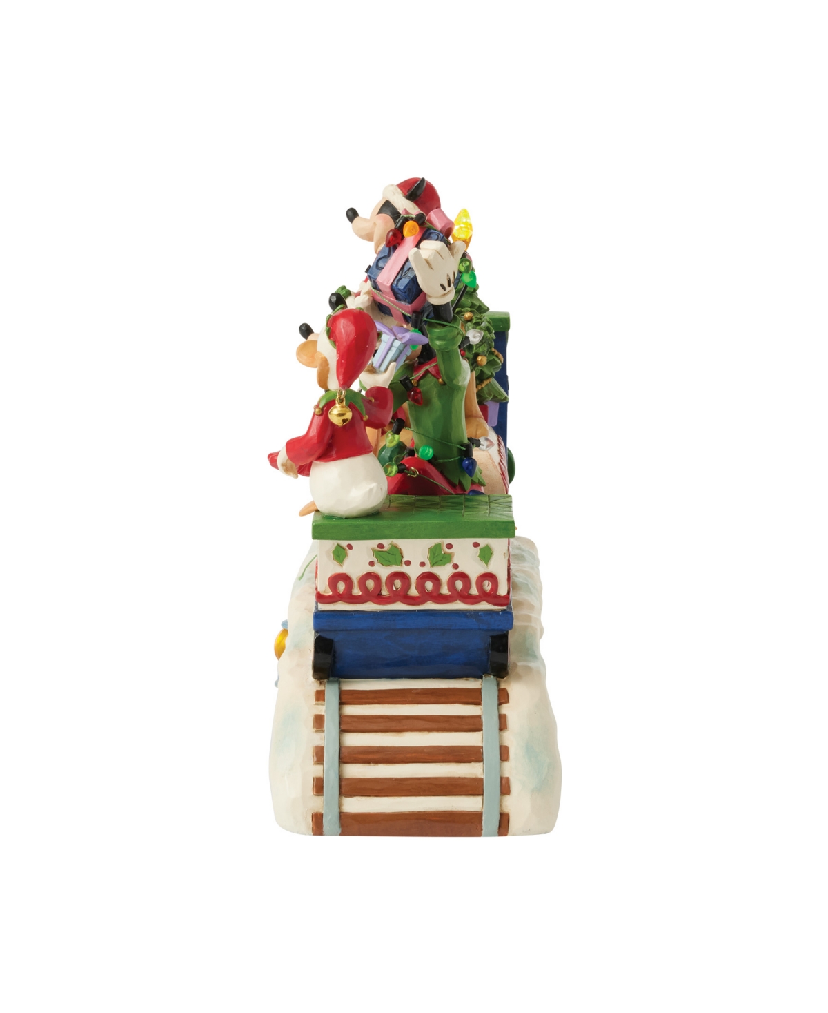 Jim Shore Mickey And Friends Train Figurine In Multi