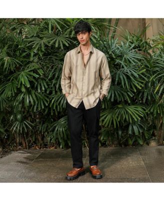 Men's Halo-Striped Shirt