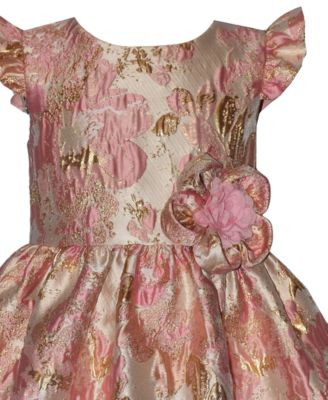 Little and Toddler Girls Jacquard Party Dress