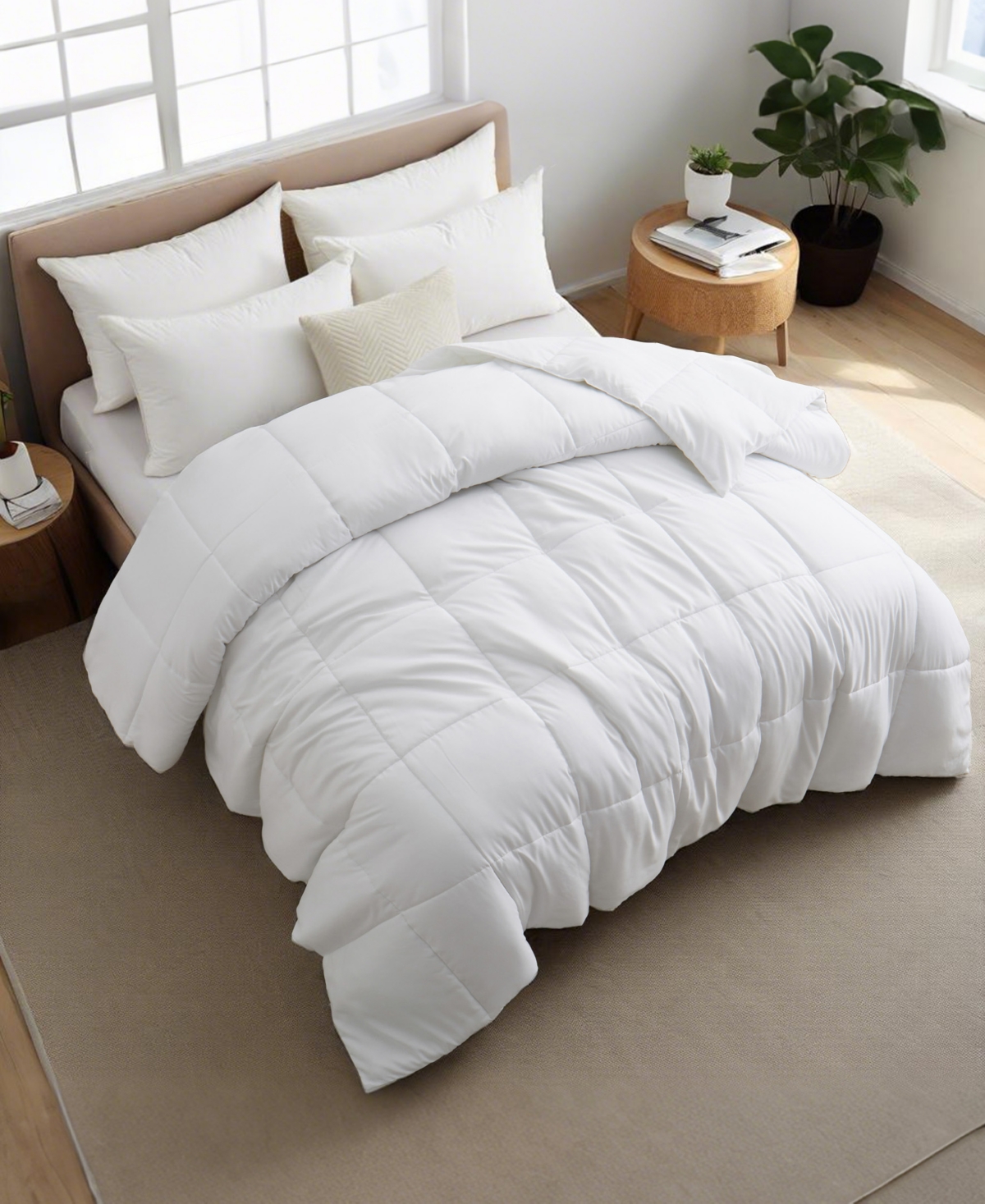 Unikome Light Warmth Reversible Down Alternative Comforter