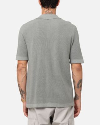 Men's Zyair Knit Rib Button Up Shirt