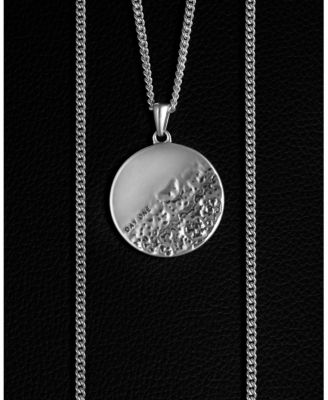 Men's Day One Pendant – Rhodium-Plated Silver