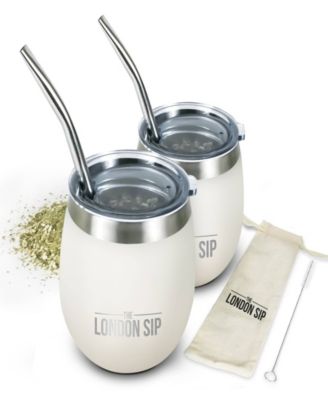 Stainless Steel 8 oz. Yerba Mate Cup Set