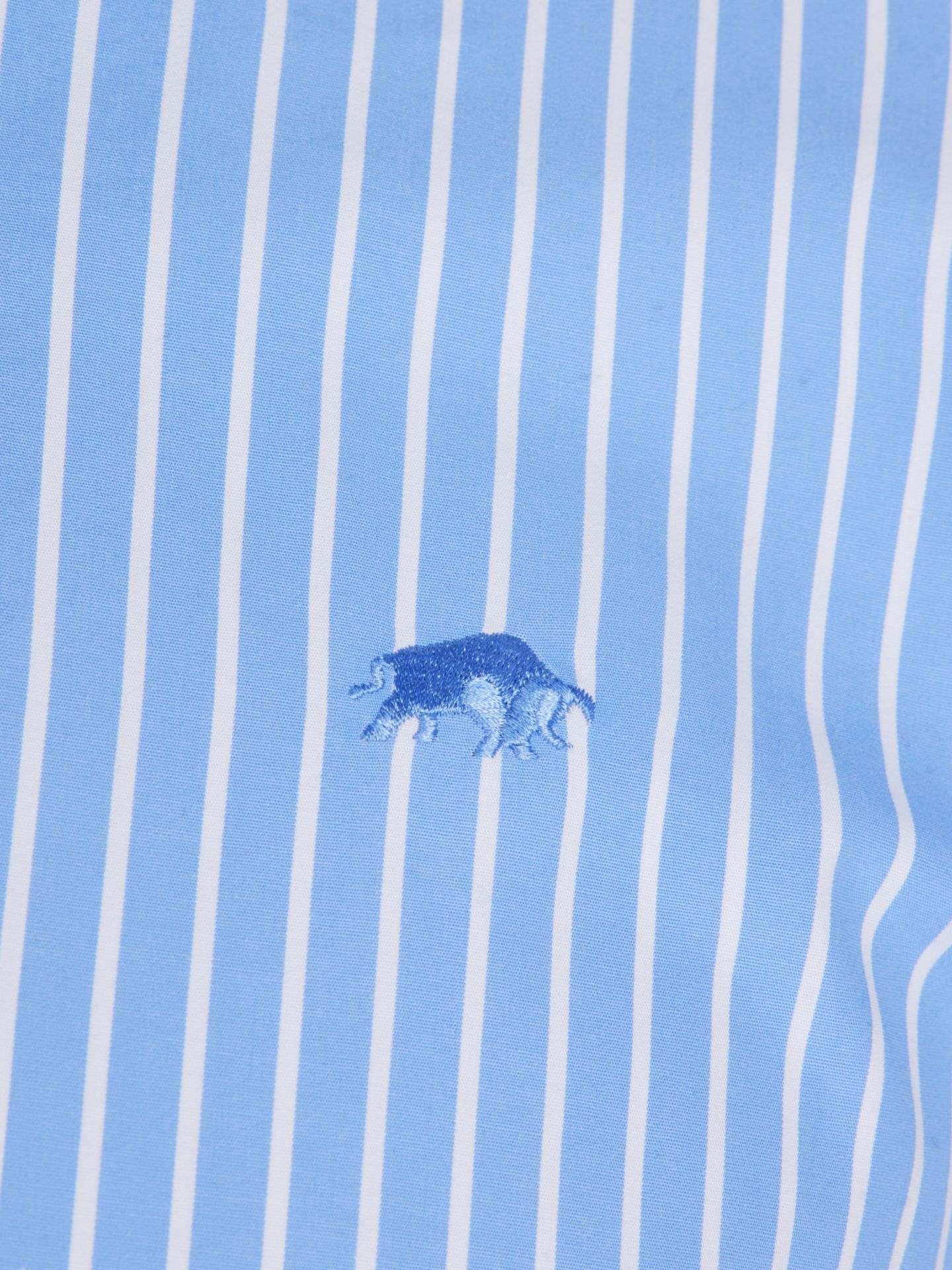 Мужская рубашка Raging Bull Long Sleeve Stripe, цвет: Синий — фото 8