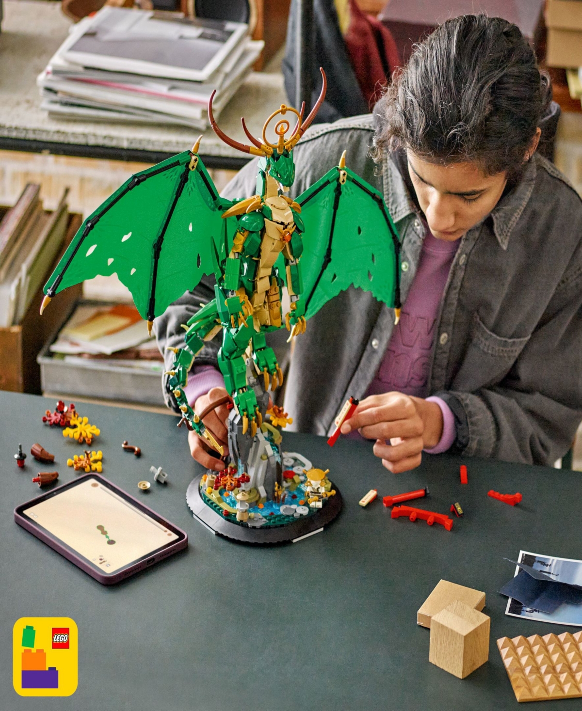 Lego Ninjago The Guardian Dragon 71847 Toy Building Set, 1650 Pieces In Multi