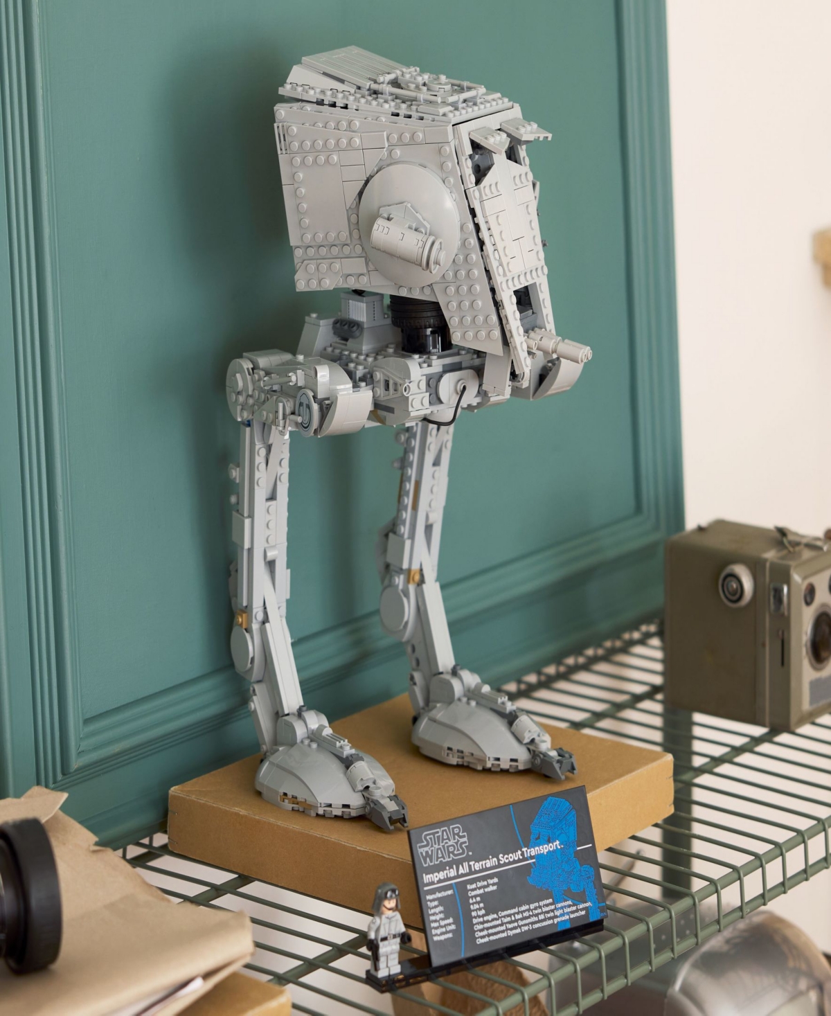 Lego Star Wars At-st Walker Building Set 75417, 1513 Pieces In Metallic