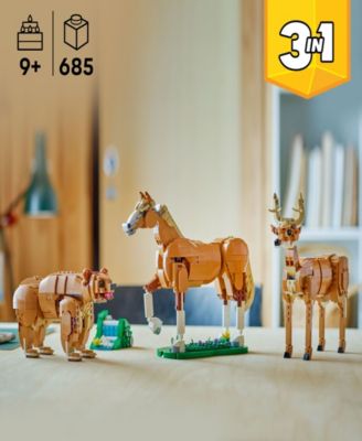 LEGO Creator 3 in 1 Beautiful Horse Building Toy 31166, 685 Pieces