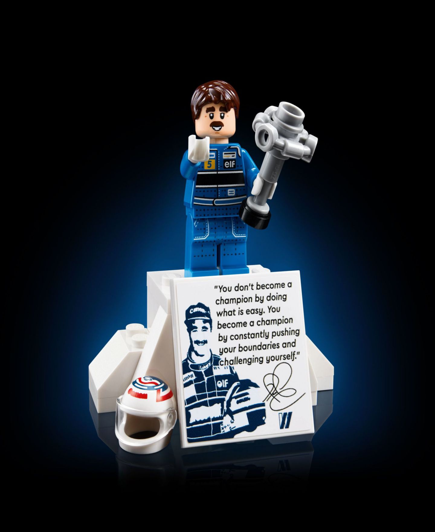 Детские конструкторы LEGO® Icons Williams Racing FW14B and Nigel Mansell Model Car Set 10353, 799 Pieces — фото 4