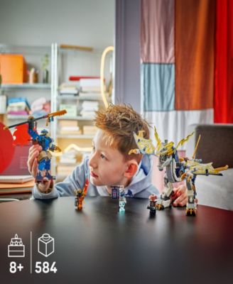 Ninjago Rogue's Mech Dragon Rider 71843 Toy Building Set, 584 Pieces