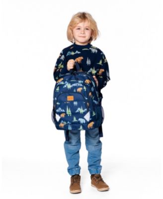 Boy Little Kids Backpack Navy Animal Print - Toddler|Child