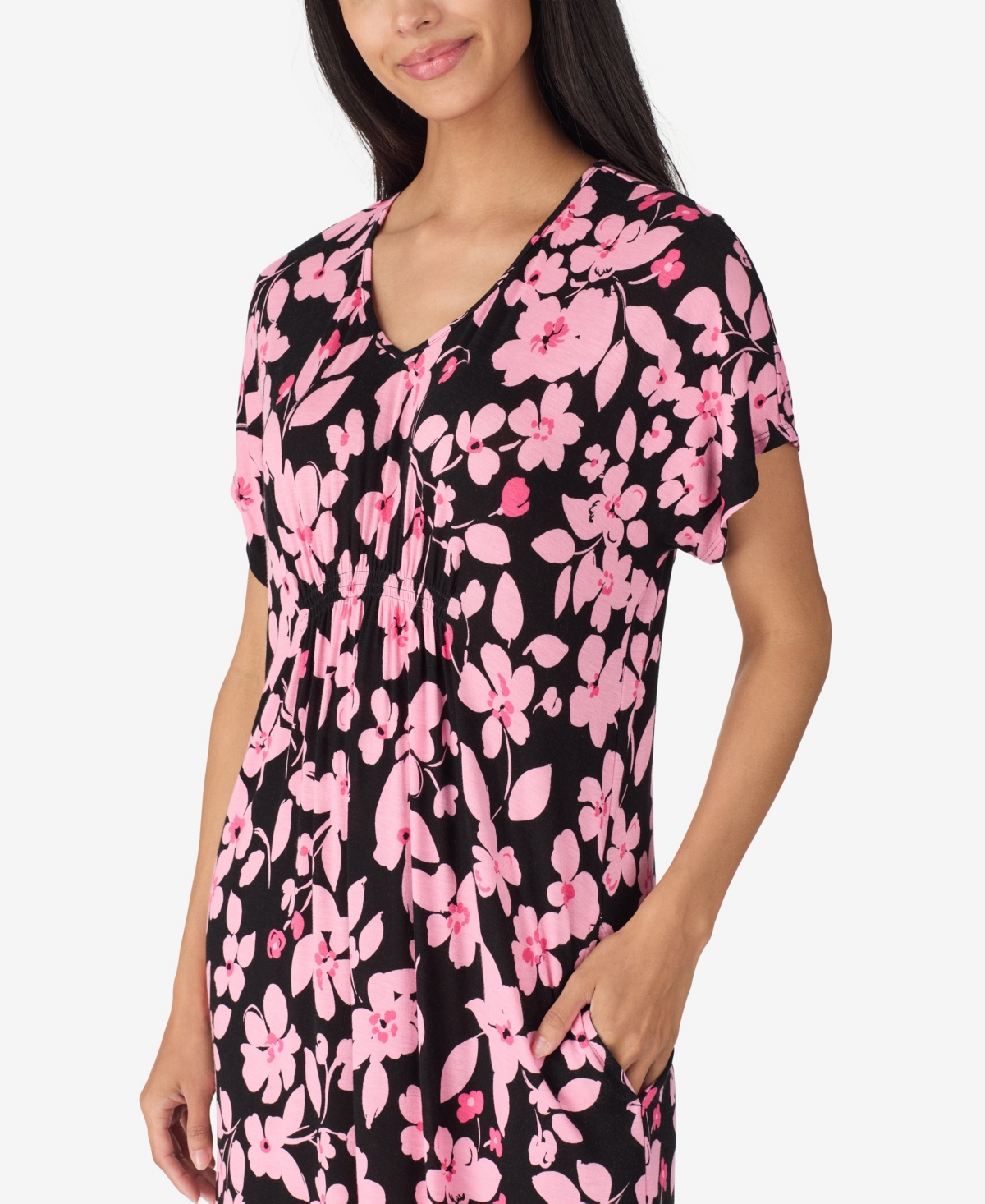 Ellen Tracy Women's Above Elbow Sleepwear Gown