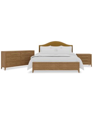 Everleigh 3-Pc. King Bedroom Set (Bed, Dresser & Three Drawer Nightstand)