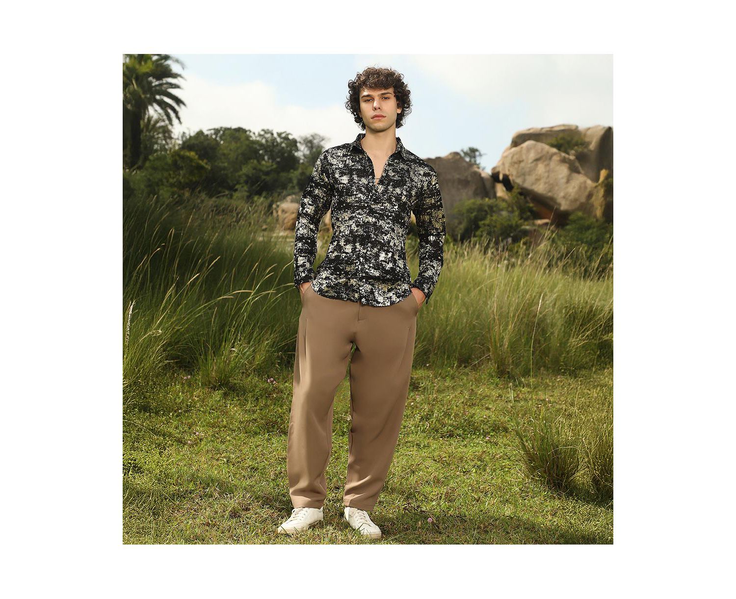 Textured Foil Shirt