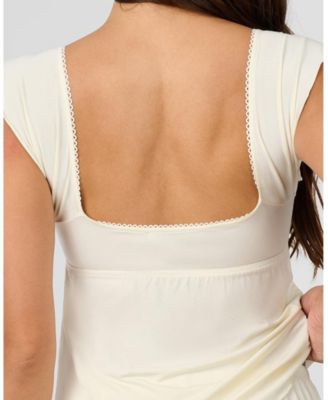 Women's Square Neck Babydoll Top