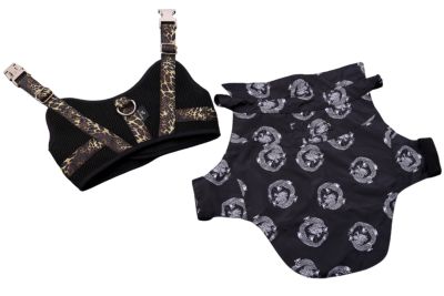 Black Camp Shirt & Harness Set