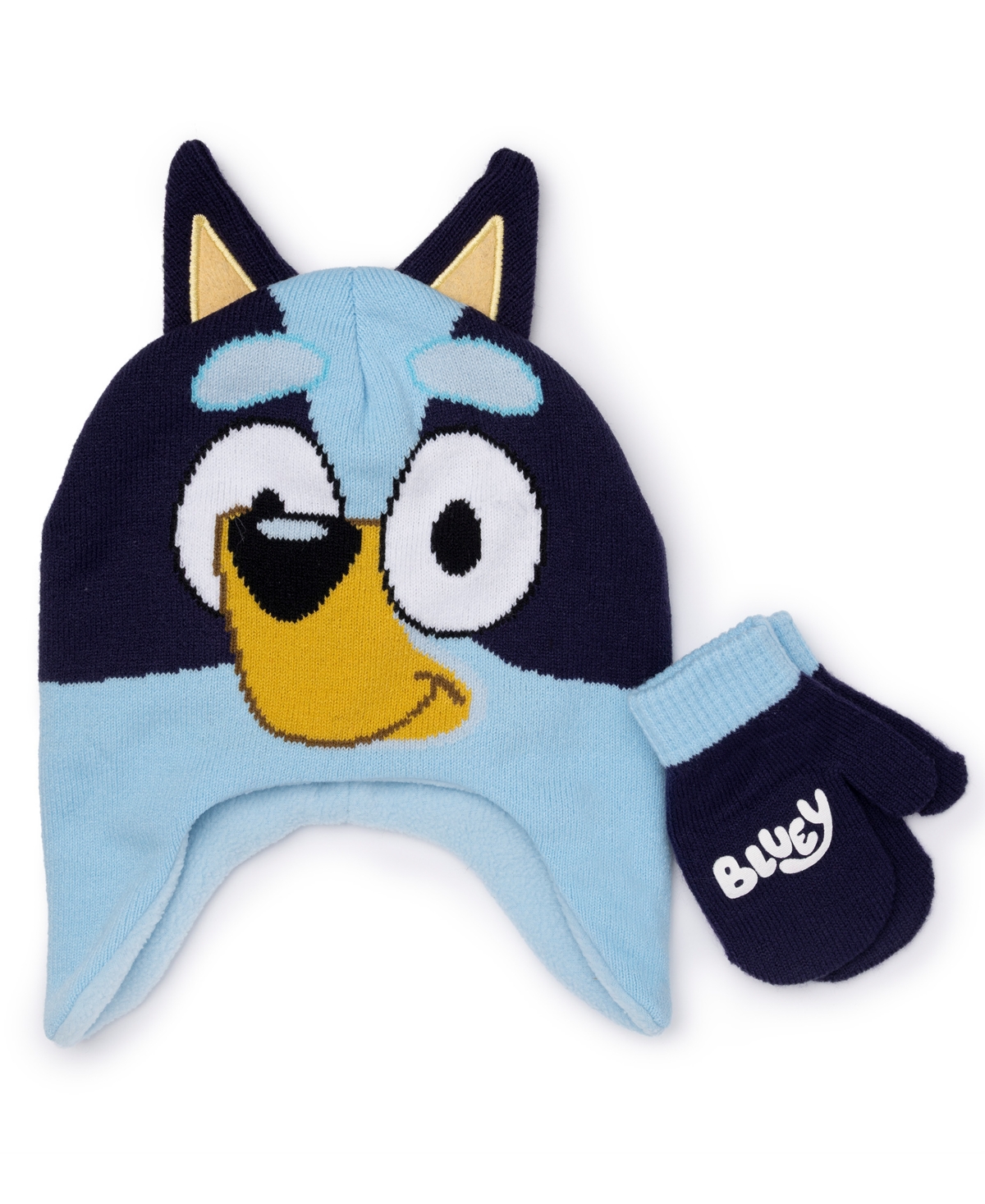 Berkshire Bluey Toddler Boys 2-piece Bluey Heidi Beanie And Mitten Set In Multi