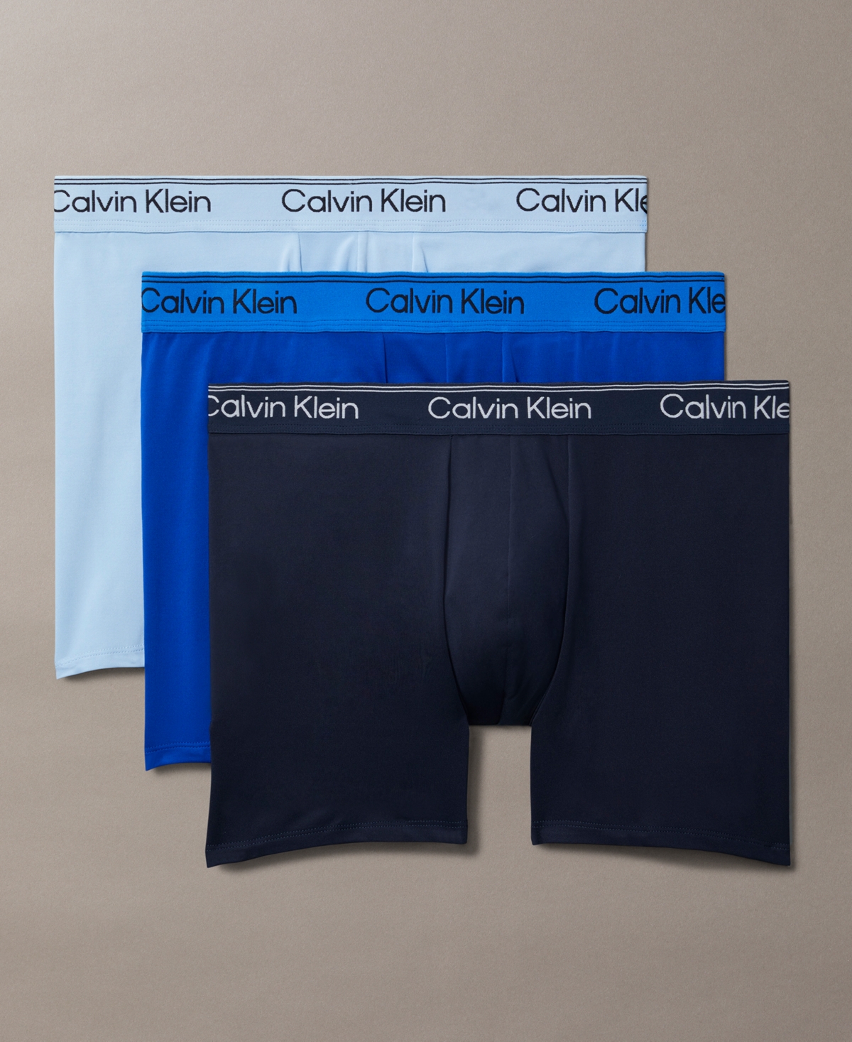 Calvin Klein Men's 3-pack Micro Stretch Boxer Briefs In Multi