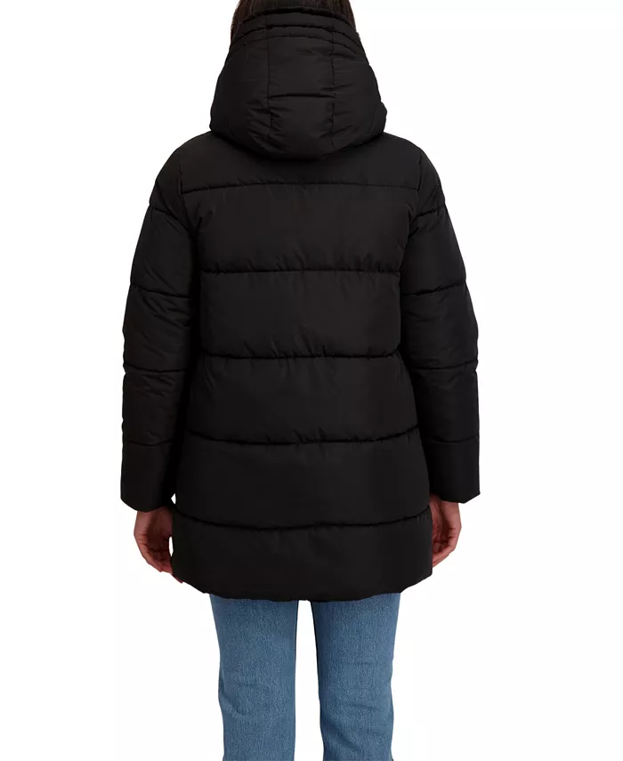 Women's 3/4 Reversible Puffer Jacket - thumbnail 8