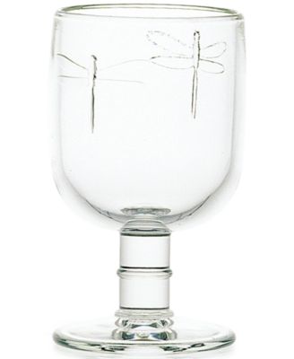 La Rochere Dragonfly 10-ounce Stemmed Water Glass, Set of 6