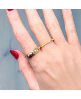 Gold Leaf Band 14K Gold