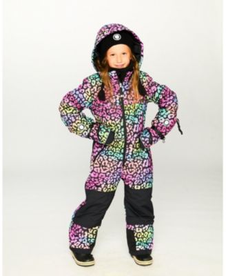 Girl Winter Mittens Teknik Rainbow Leopard - Toddler|Child