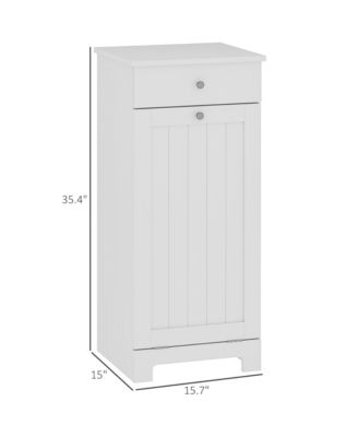 Tilt Out Laundry Hamper, Laundry Hamper Cabinet with Drawer
