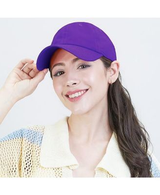 Baseball Dad Hat Women Men Blank Washed Low Profile Cotton and Denim UPF 50+ Running Golf Cap Hat