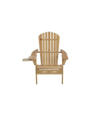 Foldable Adirondack Chair With Cup Holder Bristro Set With Ottoman