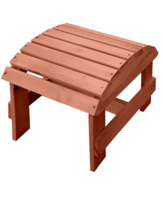 Walnut Adirondack Pine Ottoman
