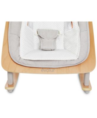 Tory 2-in-1 Rocker & Chair in Light Gray