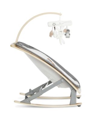 Tory 2-in-1 Rocker & Chair in Light Gray