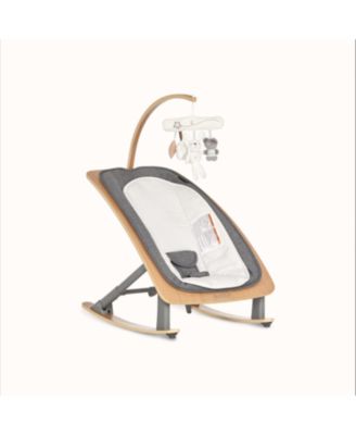 Tory 2-in-1 Rocker & Chair in Light Gray